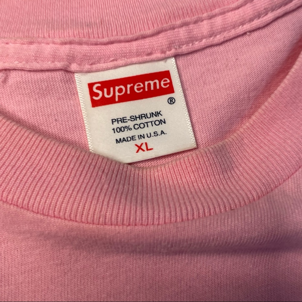 Supreme New York Lady Swimmers Pink Mens XL Size Graphic Tee Shirt Top - Picture 4 of 5